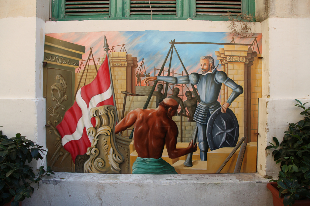 Beginning of Valletta's construction under Knights of St. John