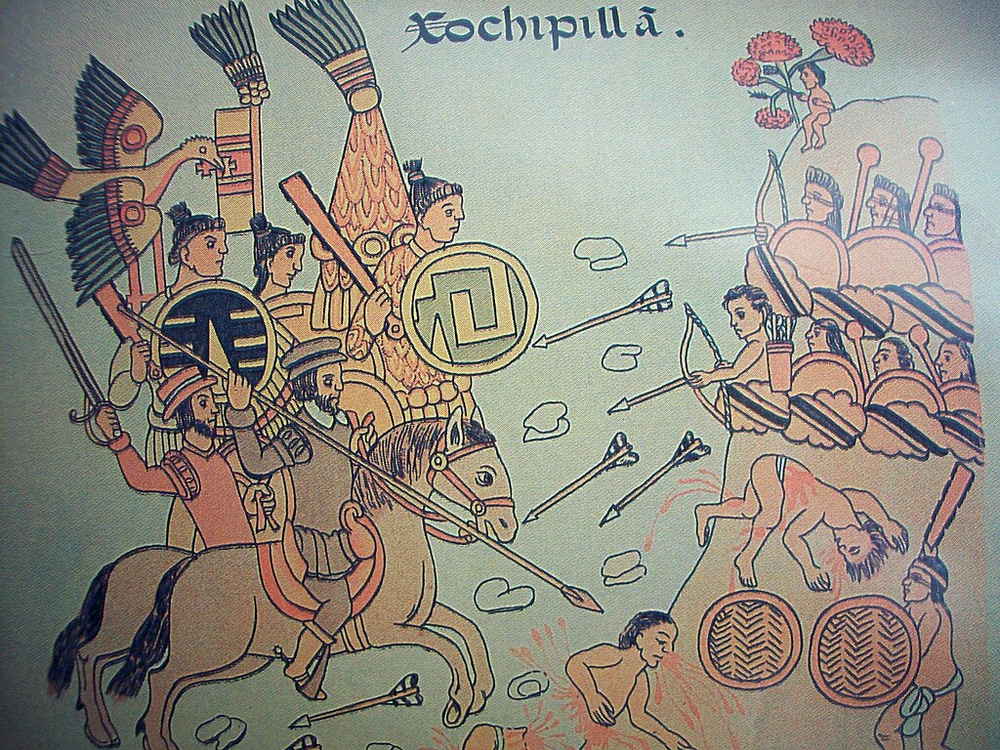 The Mixton War uprising against the Spanish colonization