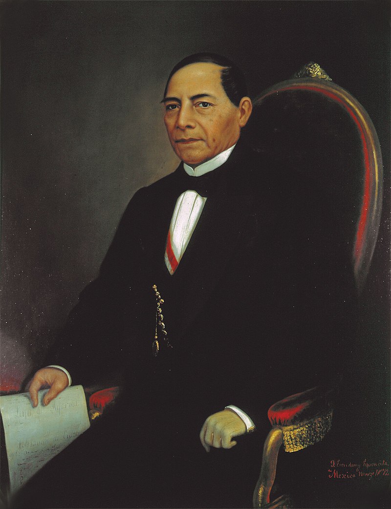 Benito Juárez leads Mexico after Plan of Ayutla revolution for reform and progress.