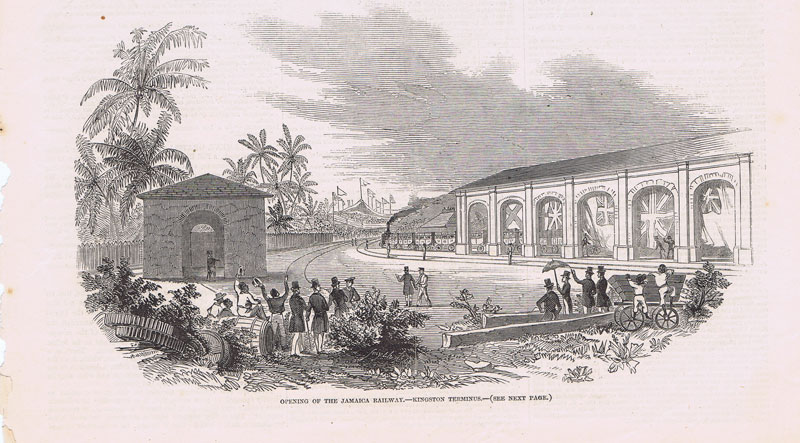 Railway Construction Facilitates Transportation Development in Kingston and St. Andrew.