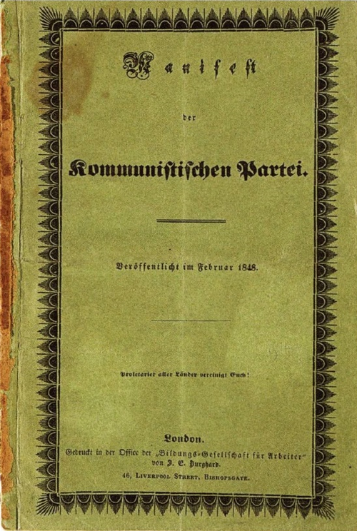 Origins of the Communist Manifesto