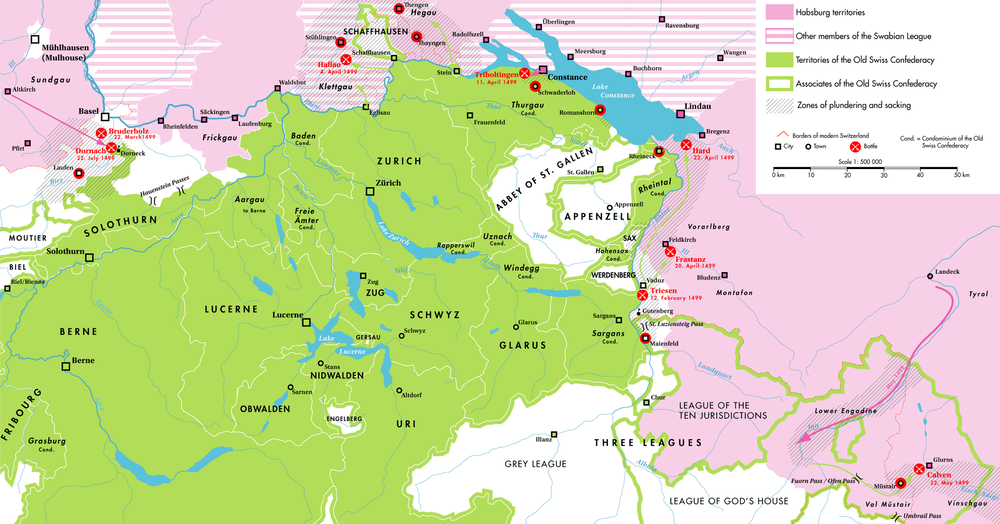 The Swabian War: Old Swiss Confederacy's Conflict
