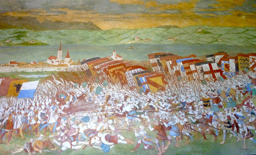 Swiss defeat Duke Leopold III in the Battle at Sempach