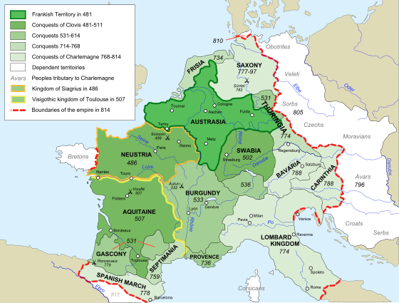 Treaty splits Carolingian Empire into three separate kingdoms in historic agreement.