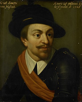 King Adolf of Nassau's death in power struggle in Battle of Göllheim leads to chaos.