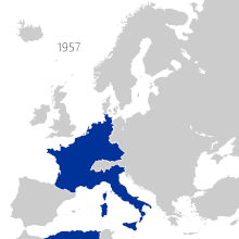 West Germany joins the European Economic Community for economic integration and growth.