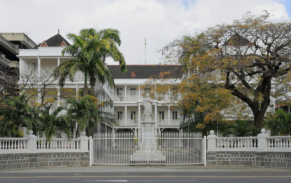 universal suffrage and multi-party democracy implemented in Mauritius.
