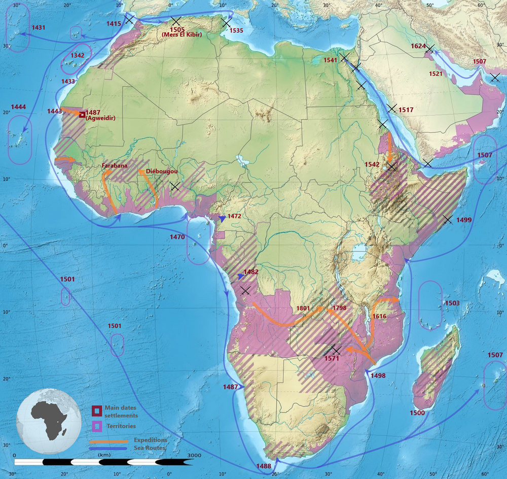 Exploration of African coast under Prince Henry marks Portuguese maritime beginning.