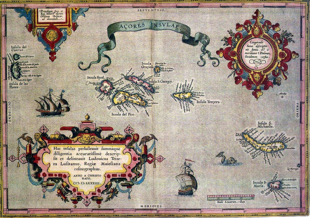 Exploration of the Azores Islands by Portuguese sailors.