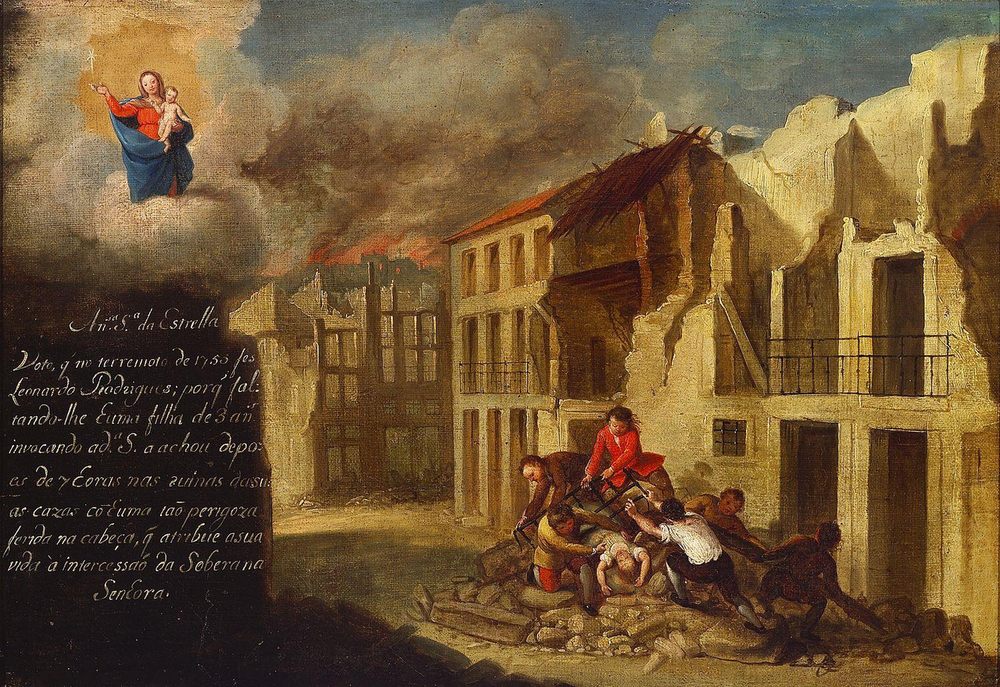 Devastating natural disasters hit Lisbon causing widespread destruction and loss of life.
