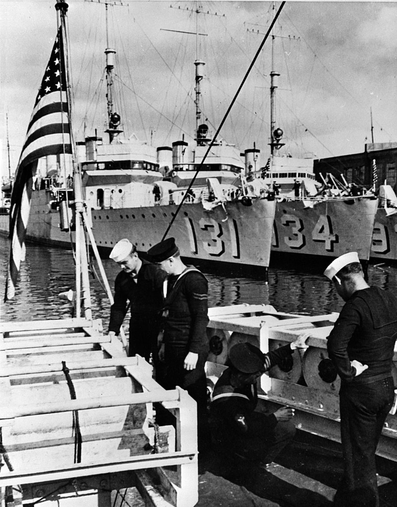First draft of Destroyers for Bases Agreement
