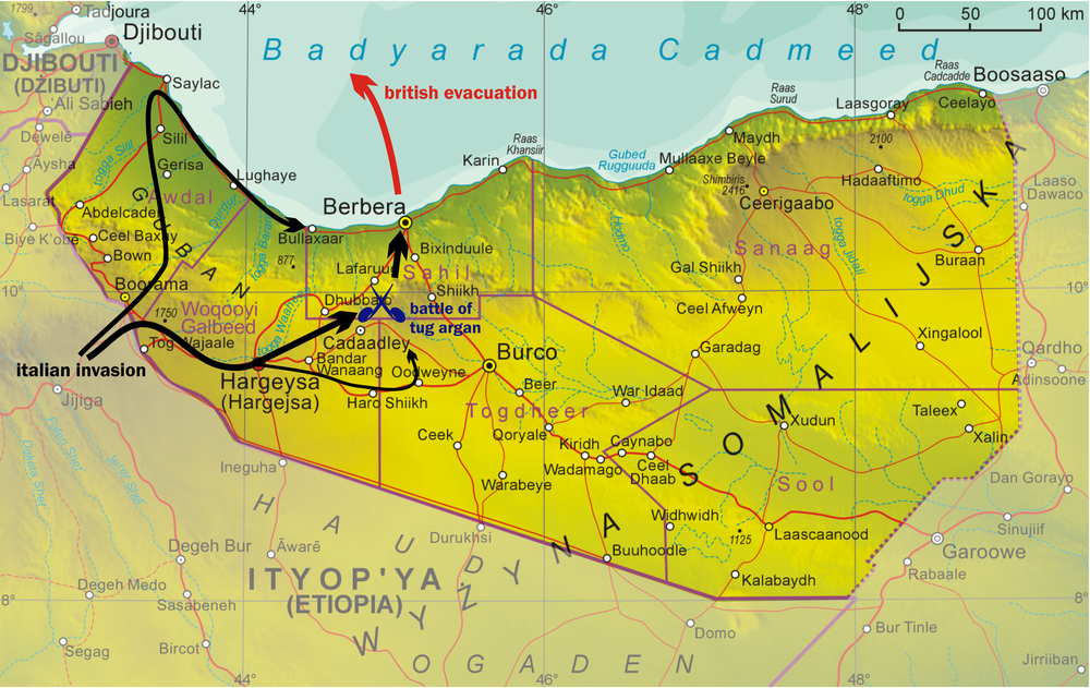 Italian Forces Capture Berbera in Somaliland