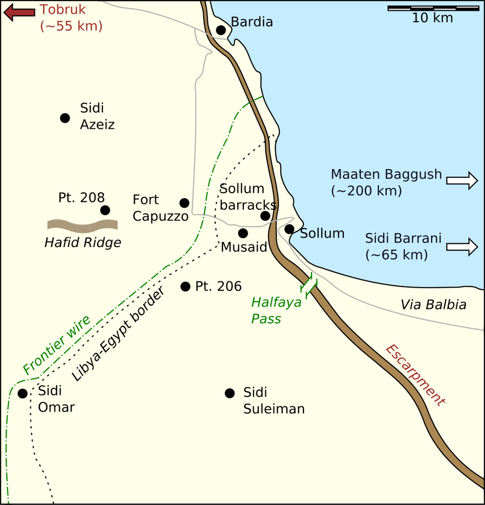 Rommel defeats counter-attack at Halfaya Pass