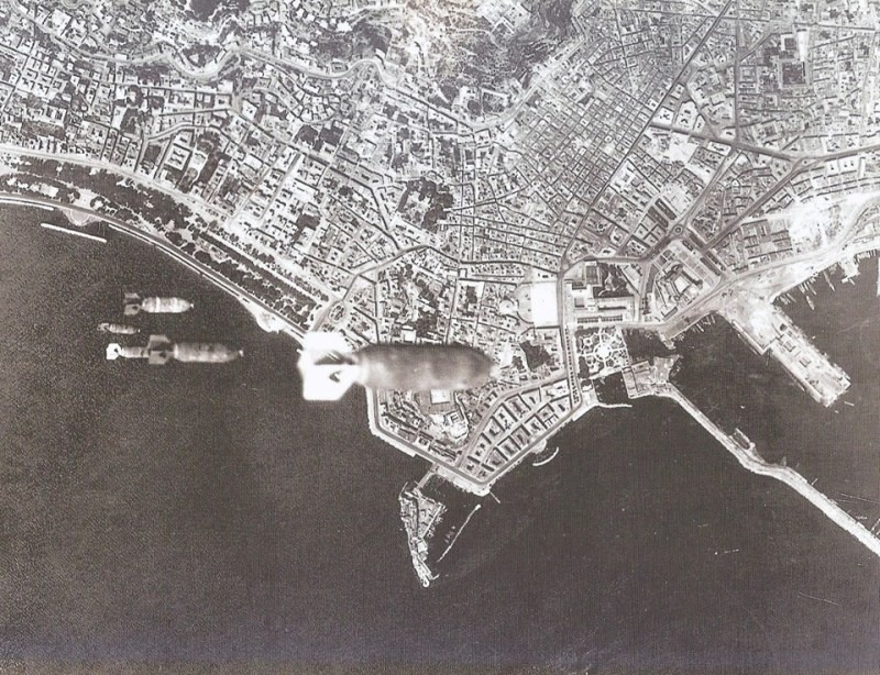American B-17 Bombing of Naples