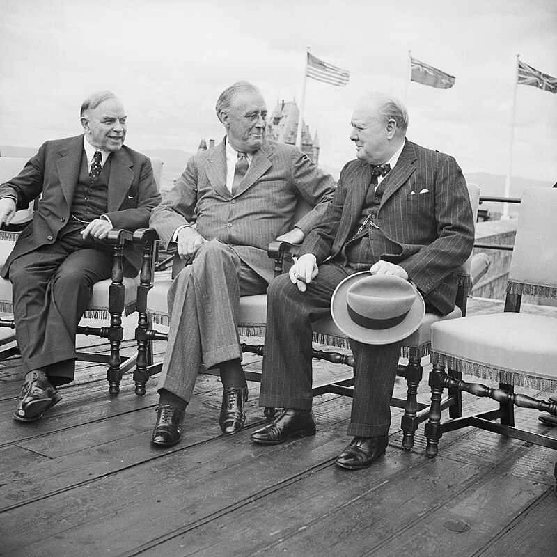 Quebec Agreement Signed by Roosevelt and Churchill