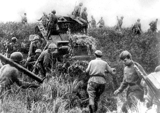 Soviet Union declares war on Japan, invades Manchuria