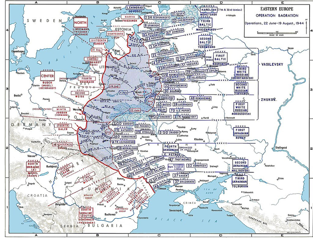 Soviets launch Operation Bagration