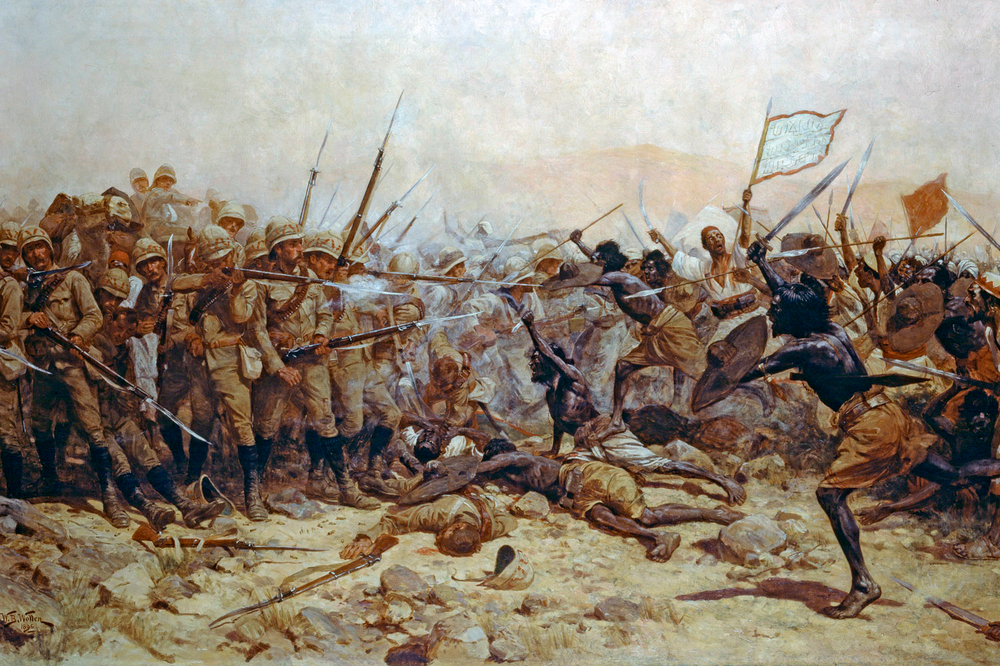 British Desert Column Victorious Over Mahdist Forces: Heavy Losses on Both Sides