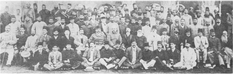 The formation of the All-India Muslim League