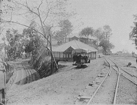 Early railway operations in Bengal, pioneering in Asia with one of the first systems.