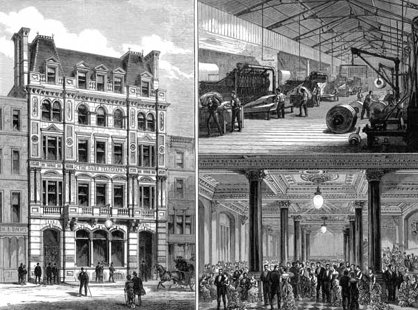 Inaugural publication of The Daily Telegraph marks a historic moment in journalism evolution.