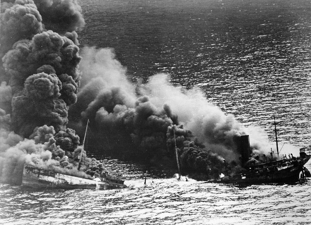 Struggle for control of Atlantic Ocean during World War II.