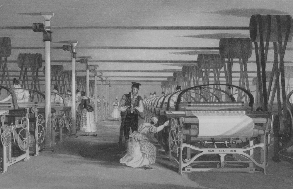 Industrial Revolution spurs manufacturing and technological progress, revolutionizing economy and society.