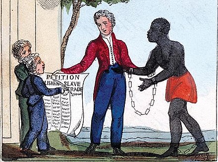 Slavery Abolition Act of 1833 was passed, abolishing slavery throughout the British Empire