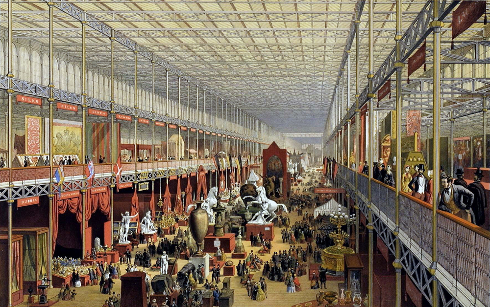 The Great Exhibition highlighting advancements in technology and culture.