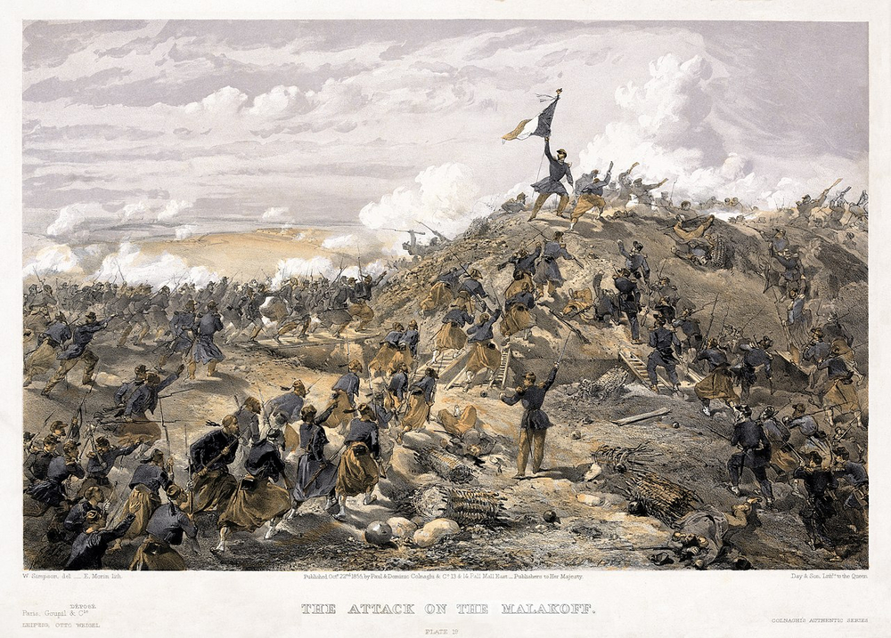 Crimean War: Conflict involving Russia against France, Britain, Ottoman Empire, and Sardinia alliance.