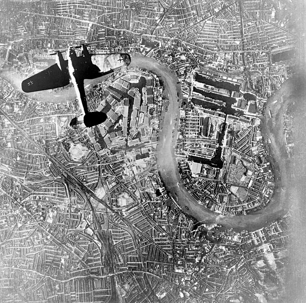 German forces bomb Coventry, causing mass destruction in World War II.