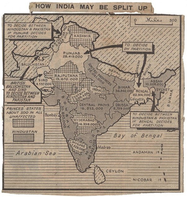 Indian Independence Act leads to the partition of India and Pakistan, marking historical independence.