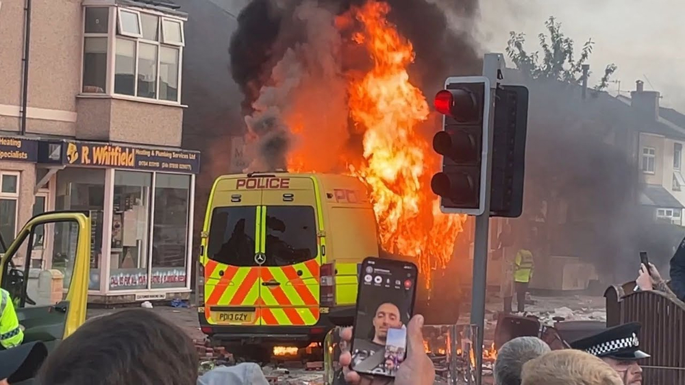 Mass stabbing sparks far-right riots in UK, exposing societal divisions and prompting national discourse.