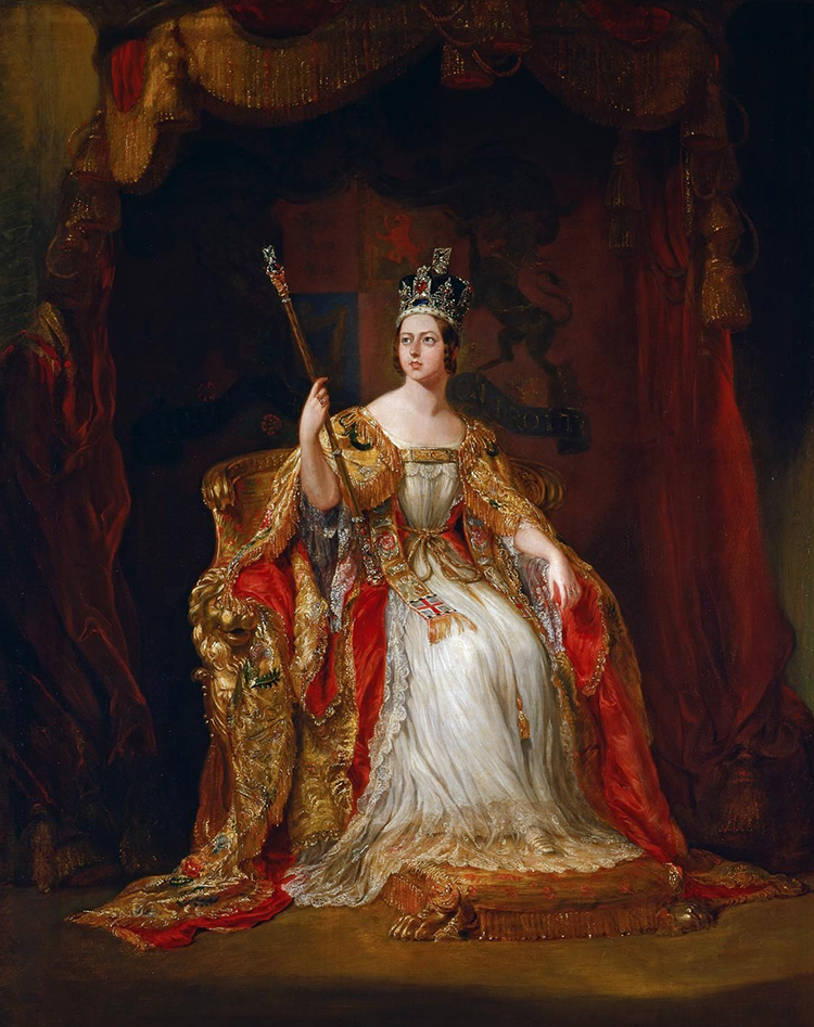 Coronation of Queen Victoria sets the stage for the Victorian era.