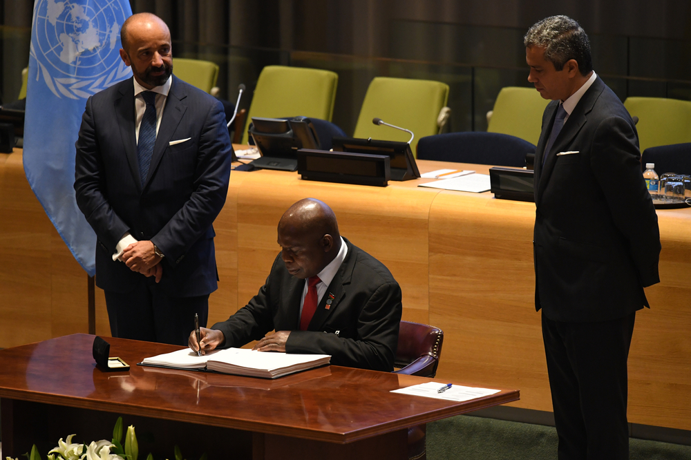 Malawi signs UN Treaty on Prohibition of Nuclear Weapons