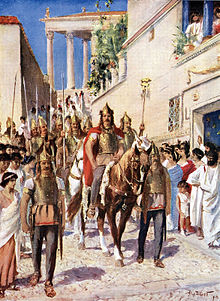 The Visigoths under Alaric I sack Rome in a historic event.