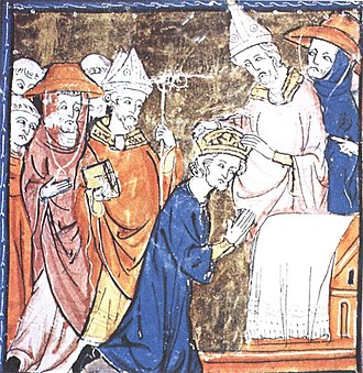 Charlemagne crowned Holy Roman Emperor by Pope Leo III on Christmas Day.