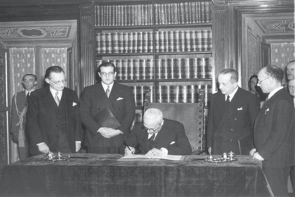 The Historical Establishment of Italy's Constitution.
