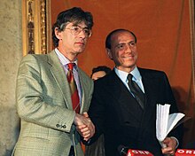 Silvio Berlusconi wins general elections, returns as Prime Minister after political victory.