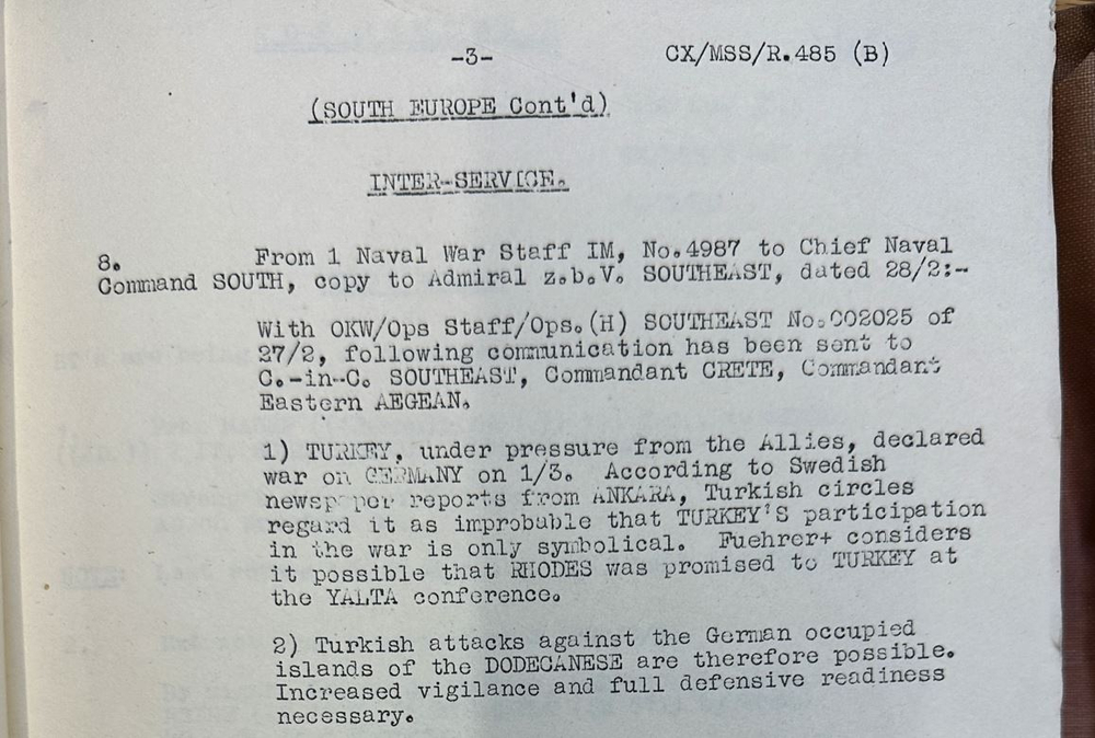 Turkey Joins War Against Axis Powers