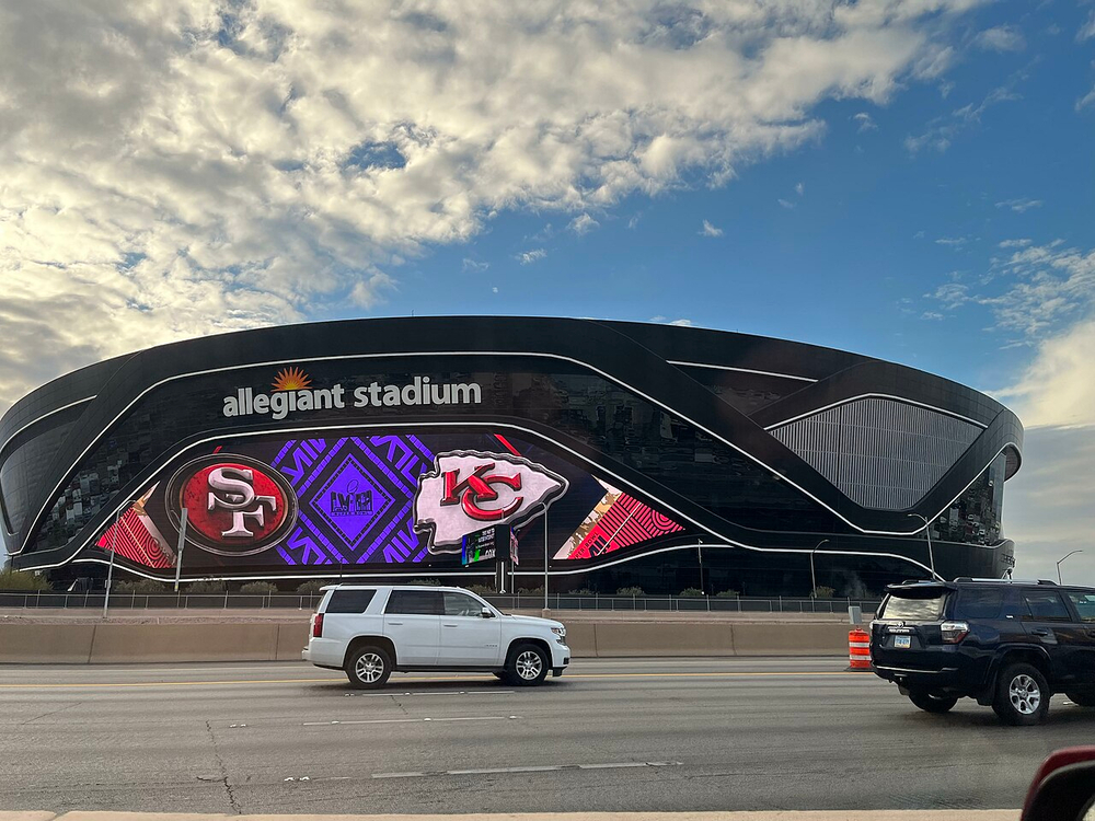 Super Bowl LVIII: Kansas City Chiefs defeated San Francisco 49ers 25–22 in overtime at Allegiant Stadium in Paradise, Nevada.