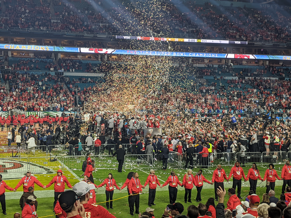 Super Bowl IV: Kansas City Chiefs defeated Minnesota Vikings 23–7 at Tulane Stadium in New Orleans, Louisiana.