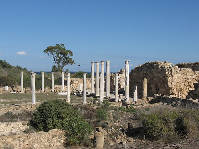 Rebuilding of Salamis After Earthquakes