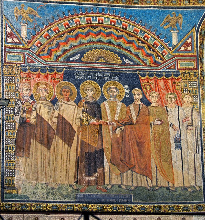 Withdrawal of Arab Garrison After Defeat by Constantine IV