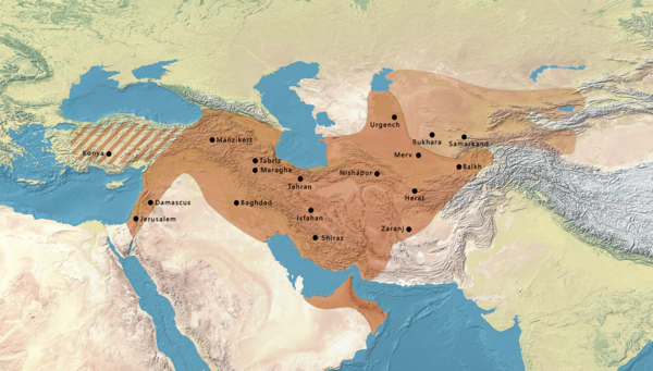 Seljuk Turks invasion disrupts Georgia in the past.