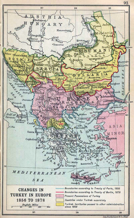 Treaty of Berlin led to the Ottoman Empire reluctantly ceding Adjara to the Russian Empire