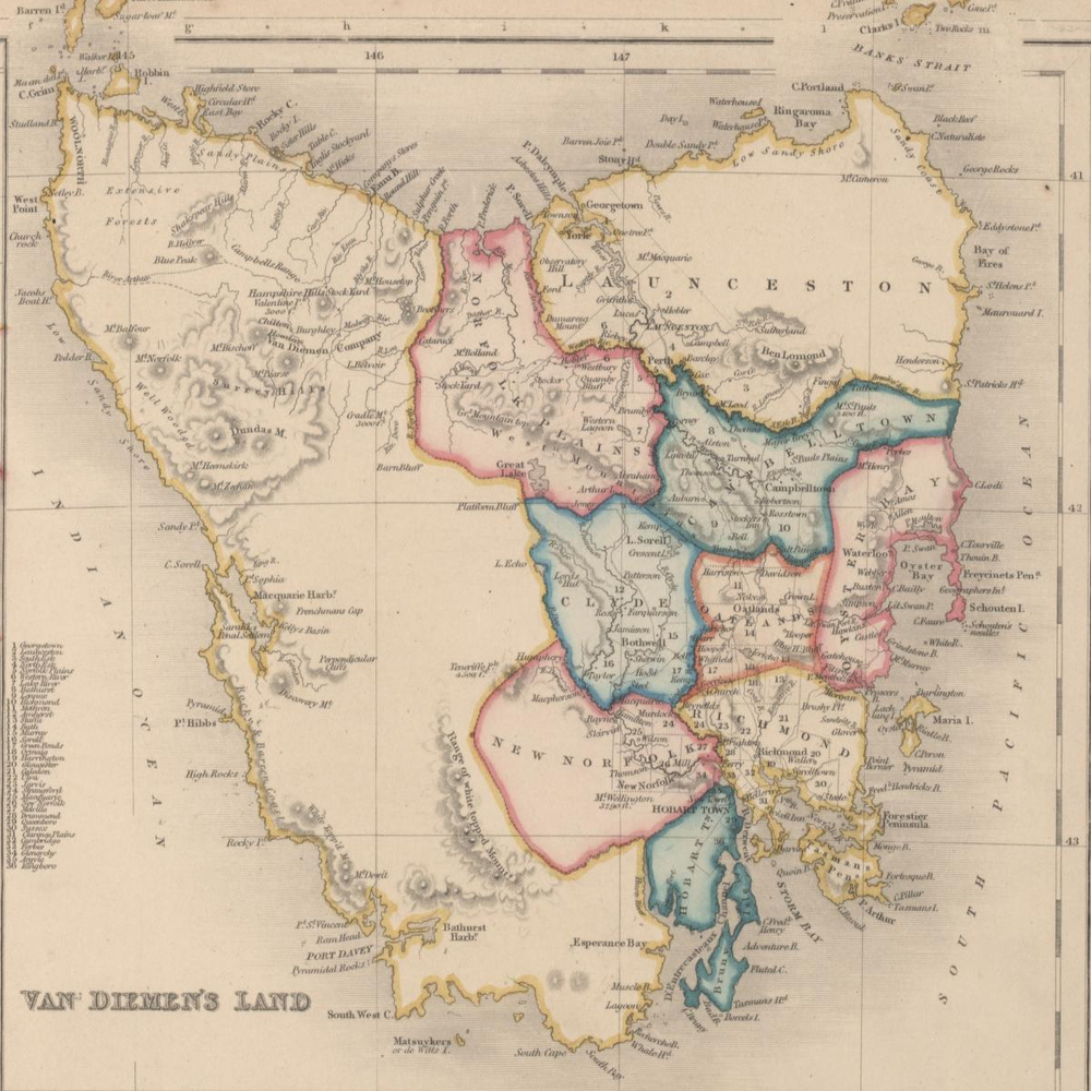 Name Change: Van Diemen’s Land to Tasmania
