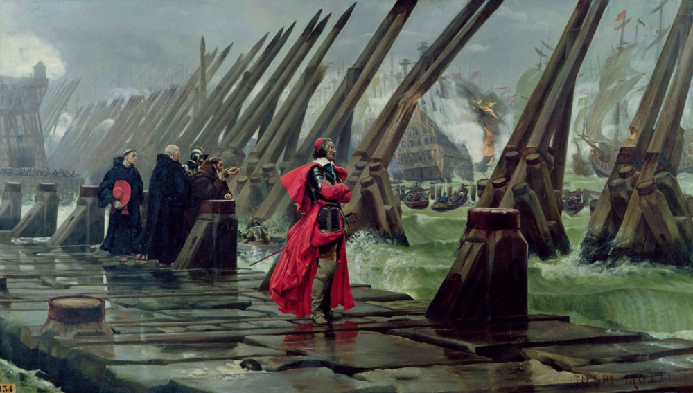 Siege of La Rochelle in Huguenot Rebellion