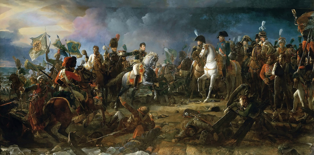 Napoleon's victory at Austerlitz: Turning point in European history and military strategy.
