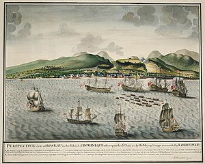 British Occupation of Dominica during Seven Years War